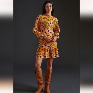 Farm Rio Palms Sweater Mini Dress (Petite)